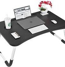 Foldable Laptop Table Black